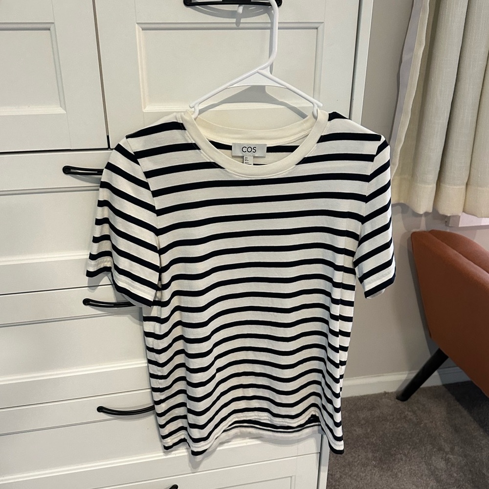 COS Striped T Shirt Small